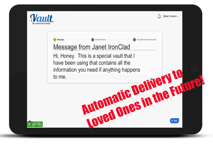 Automatic Delivery slide ivault