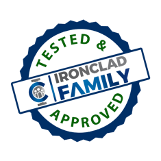 IronClad Family Round Decal Approved - clean