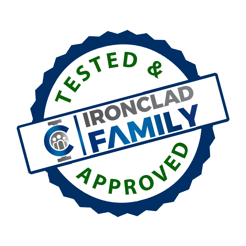 IronClad Family Round Decal Approved - clean